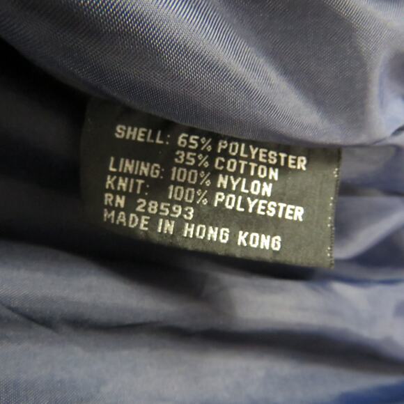 1990s Vintage Members Only Navy Blue Windbreaker Jacket Size EU 48 Medium - Picture 14 of 14